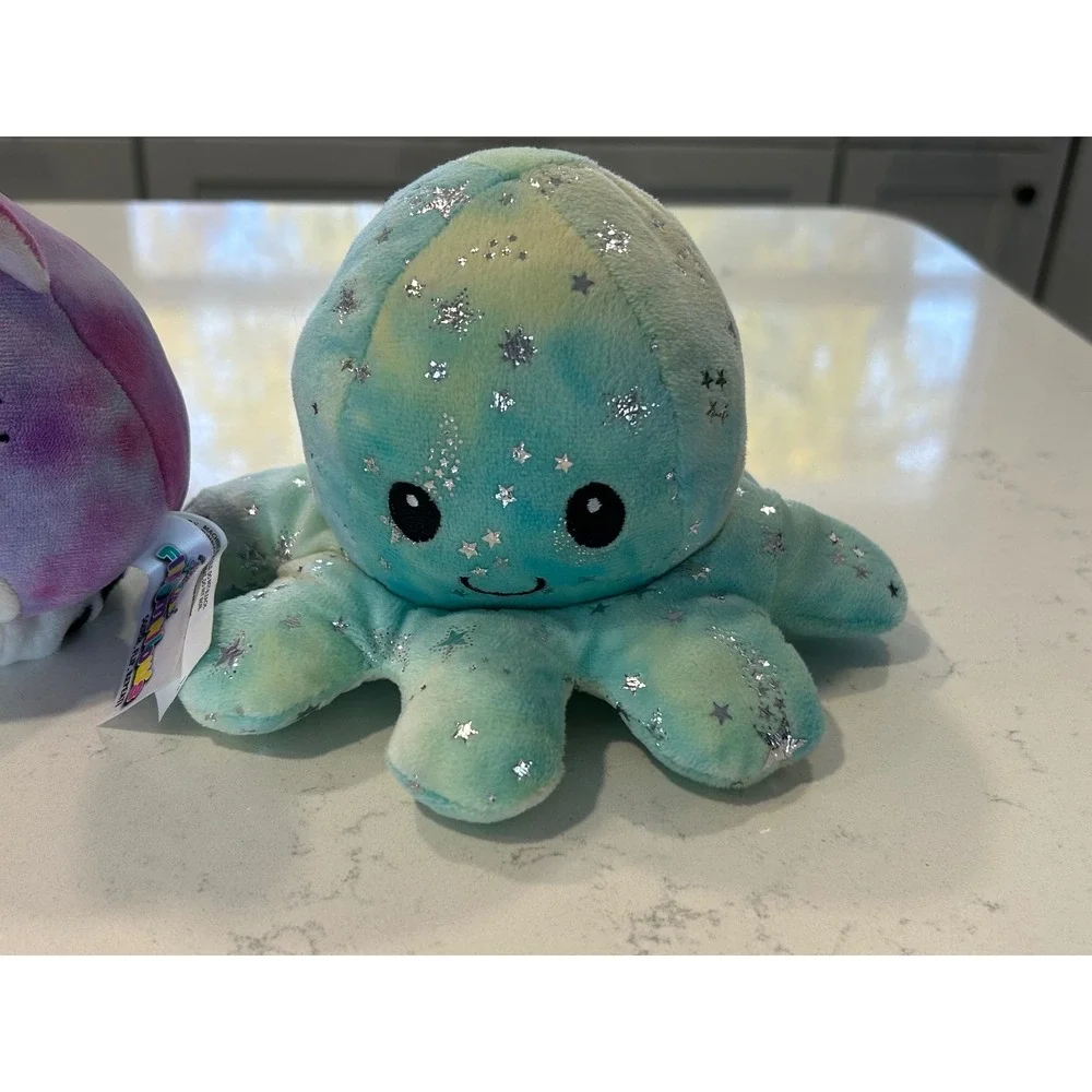 Squishmallow‎ Reversible Octopus Cat Dog Plush Toy Set